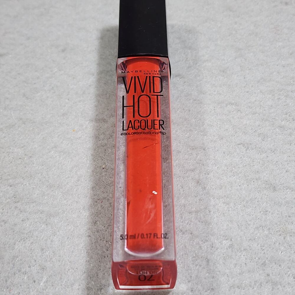 Vivid Hot Lacquer 70 SO HOT ColorSensational Lip Color Maybelline New York NEW